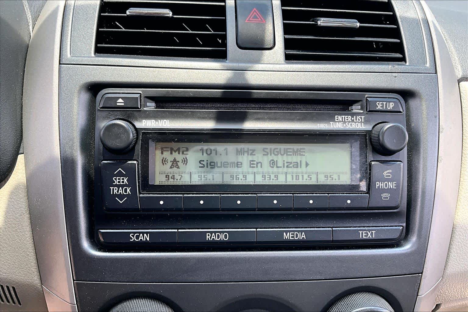 2012 Toyota Corolla LE Black Sand Pearl at Westside Kia