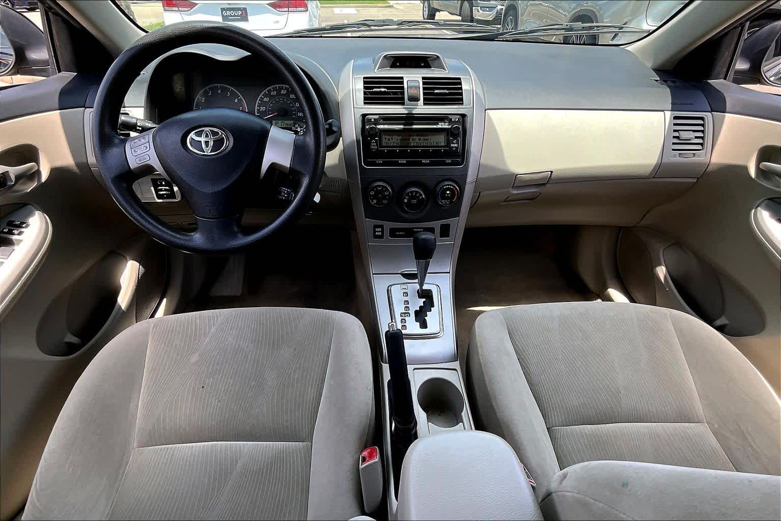 2012 Toyota Corolla LE Black Sand Pearl at Westside Kia