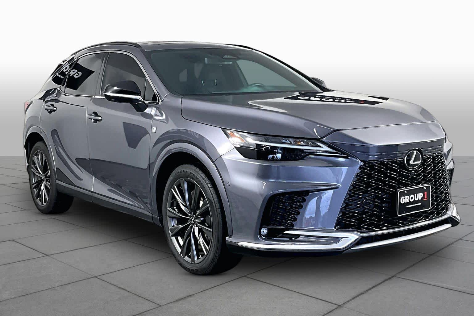 2023 Lexus RX 350 F SPORT Handling  Nebula Gray Pearl at Group 1 Toyota Southwest