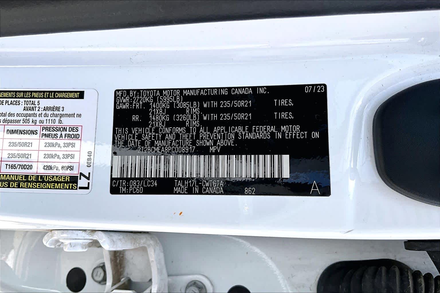 2023 Lexus RX 500h F SPORT Performance  Ultra White at Lexus Southwest Houston
