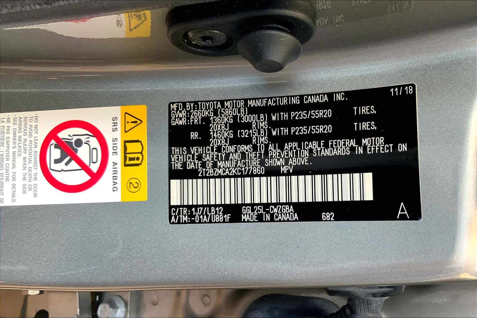 2019 Lexus RX 350  Atomic Silver at Lexus Southwest Houston