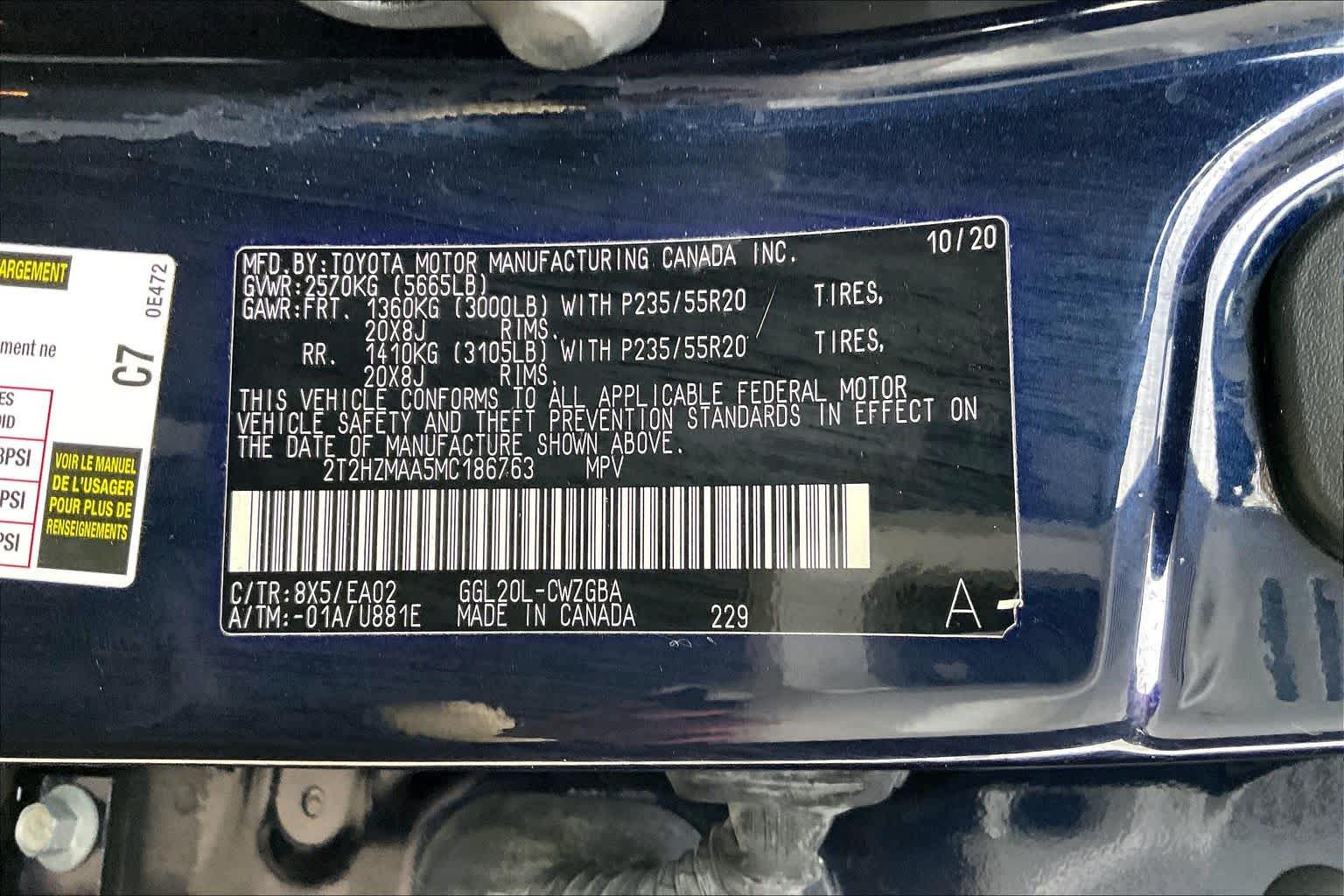 2021 Lexus RX  Nightfall Mica at Lexus of Clear Lake