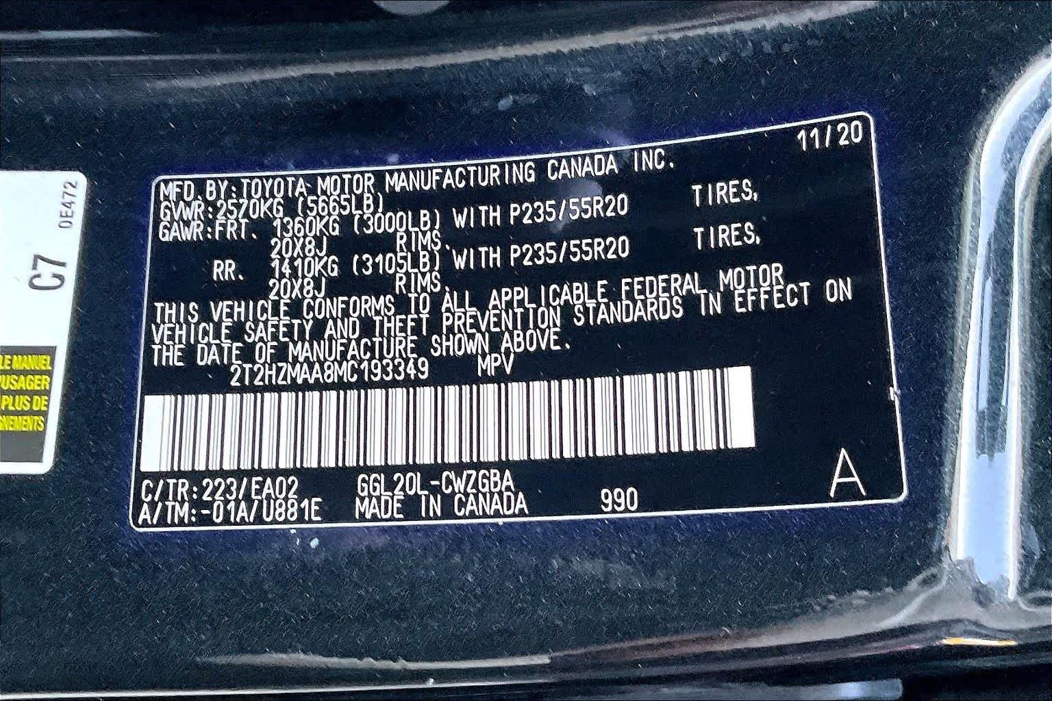 2021 Lexus RX  Caviar at Lexus of Clear Lake