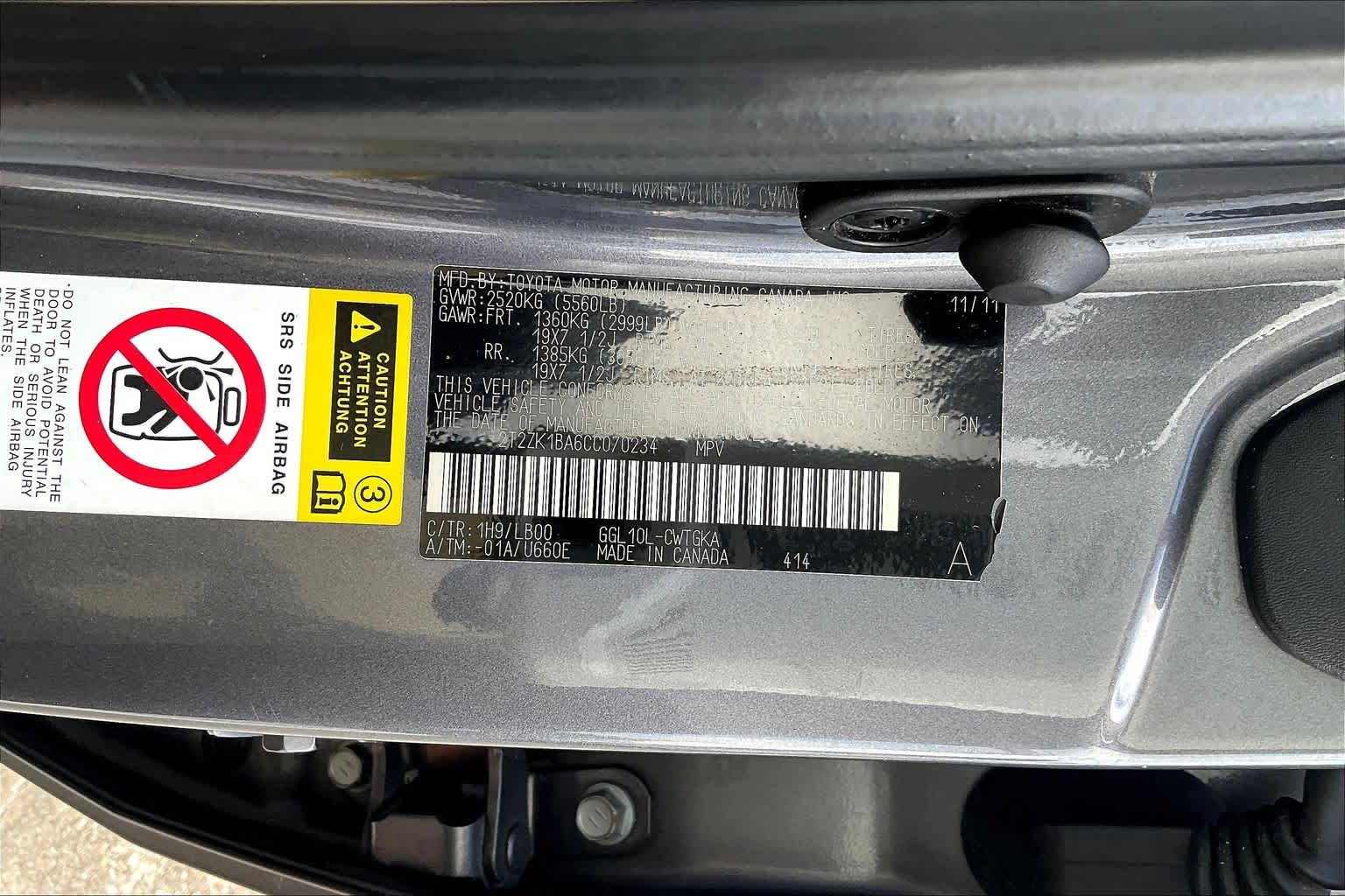 2012 Lexus RX 350  Nebula Gray Pearl at AutoNation USA Houston