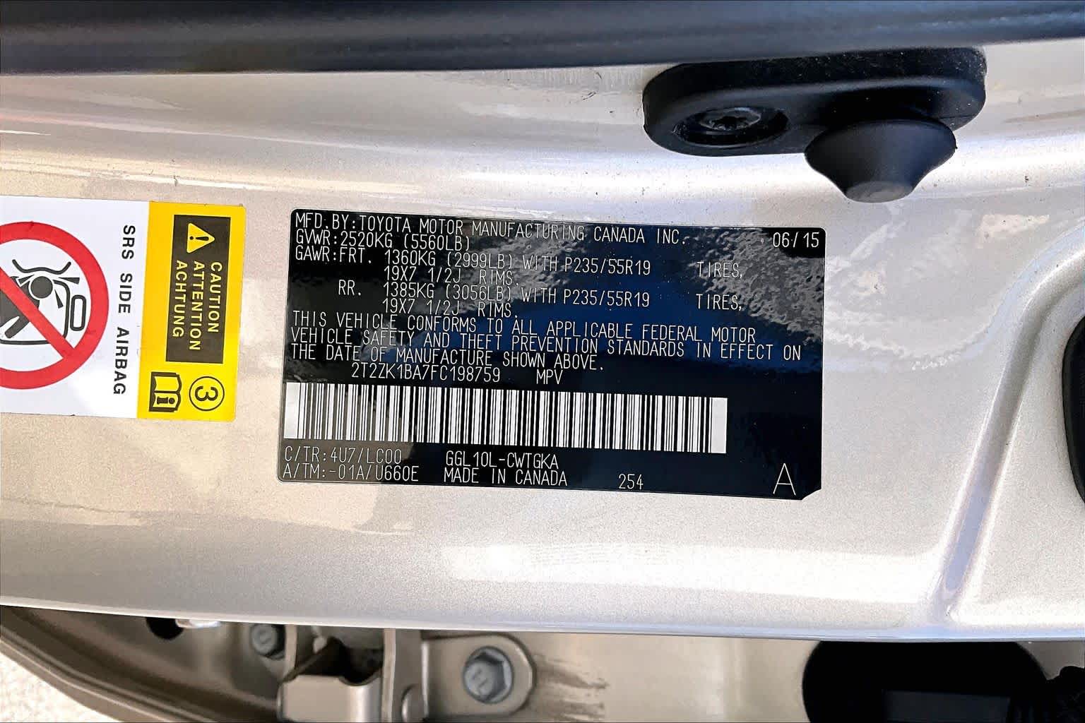 2015 Lexus RX 350  Satin Cashmere Metallic at AutoNation USA Katy