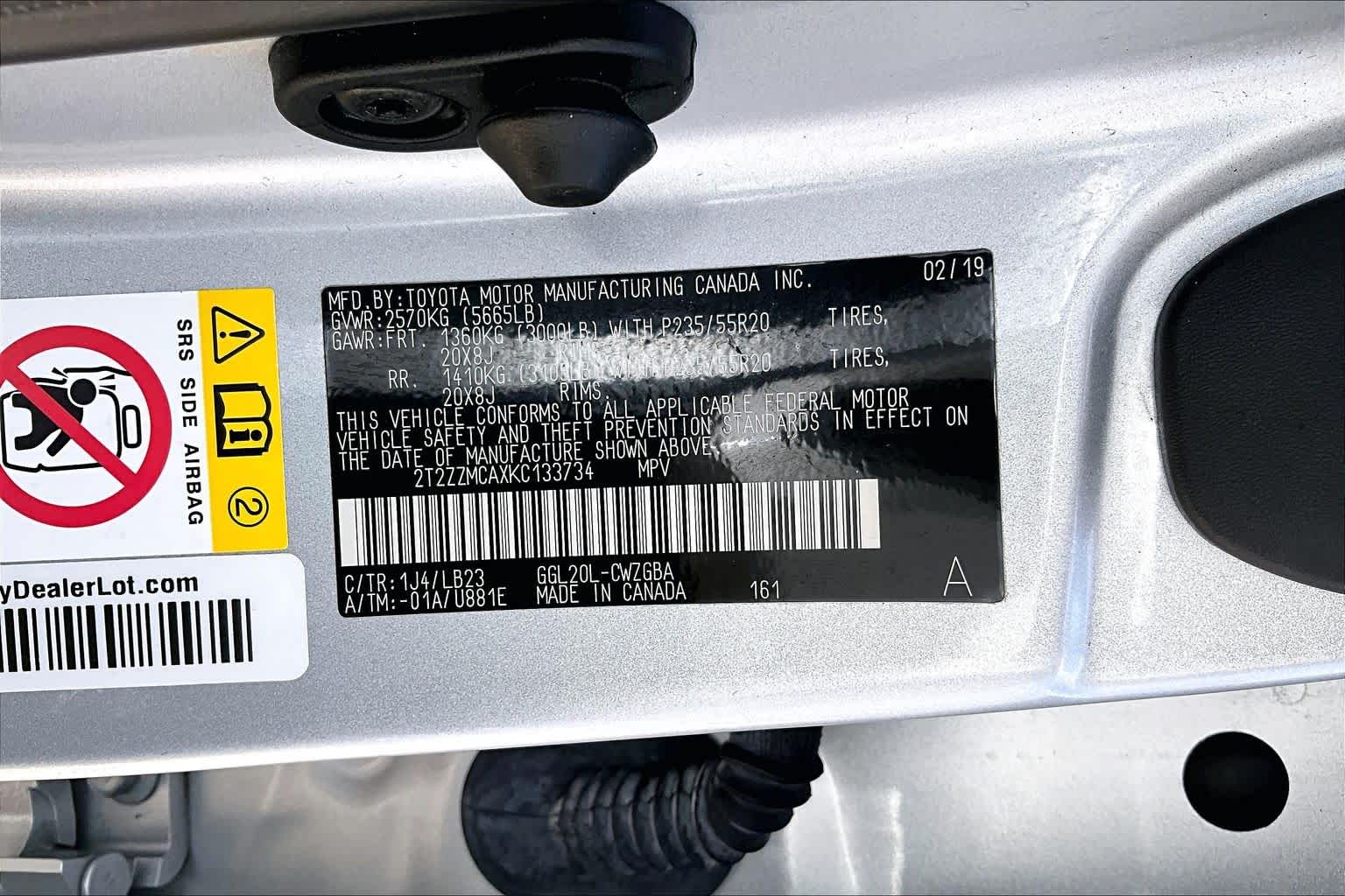2019 Lexus RX 350  Silver Lining Metallic at Lexus of Clear Lake