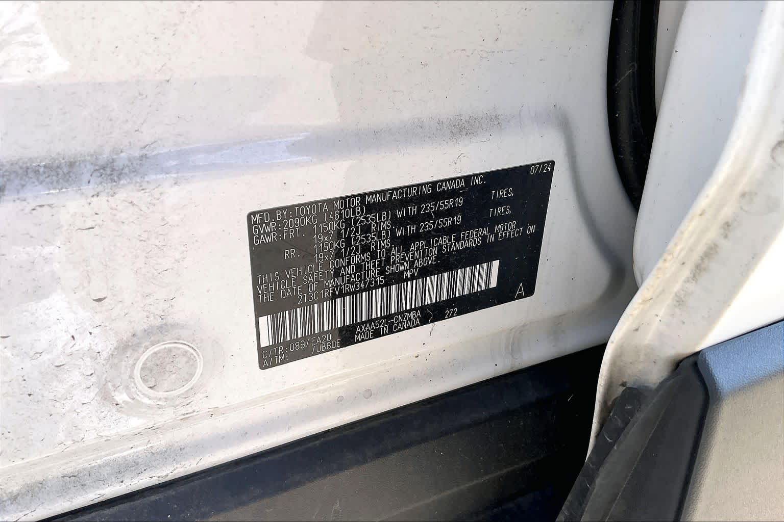 2024 Toyota RAV4 XLE Premium Wind Chill Pearl at Westside Kia