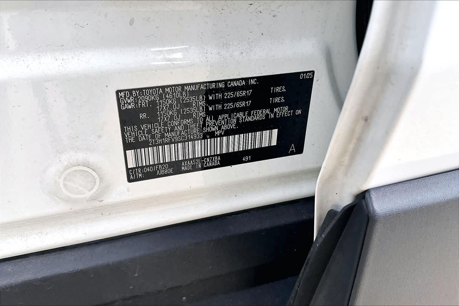 2025 Toyota RAV4 LE Ice Cap at Group 1 Toyota Southwest