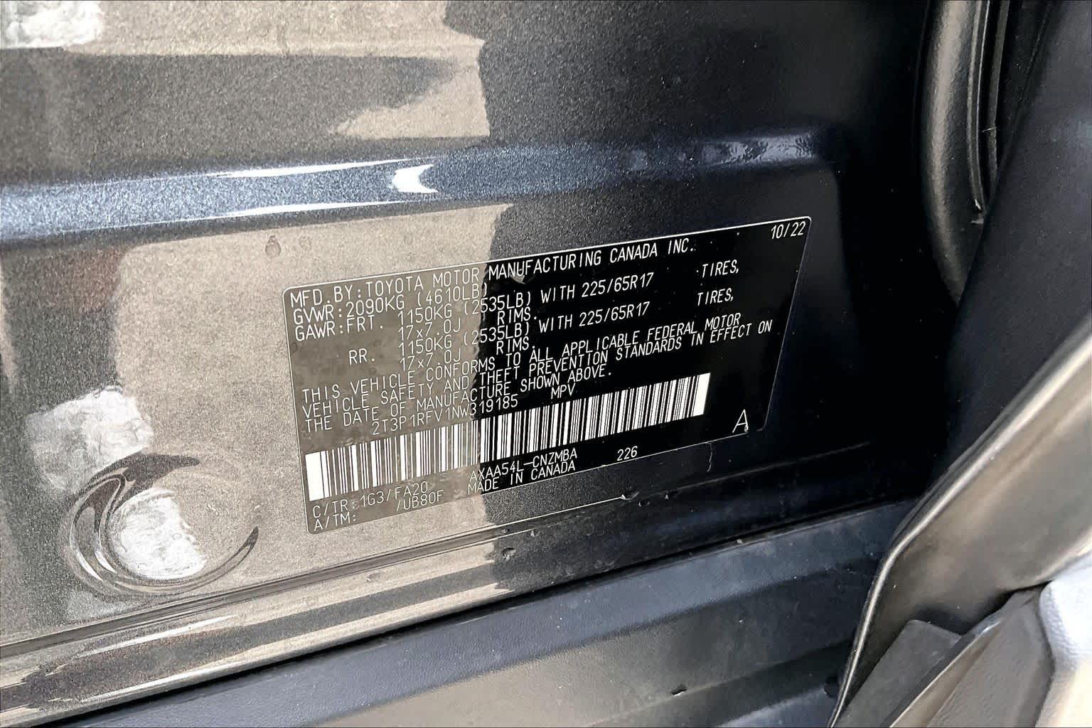 2022 Toyota RAV4 XLE Magnetic Gray Metallic at Group 1 Toyota Southwest