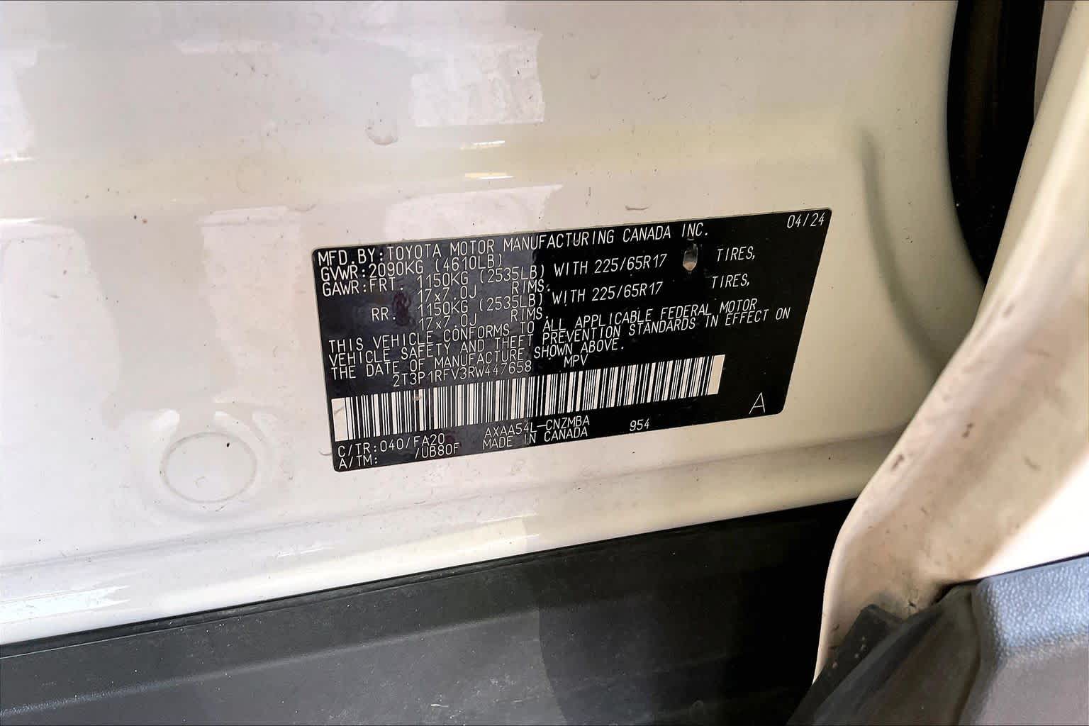 2024 Toyota RAV4 XLE Ice Cap at Honda of Clear Lake