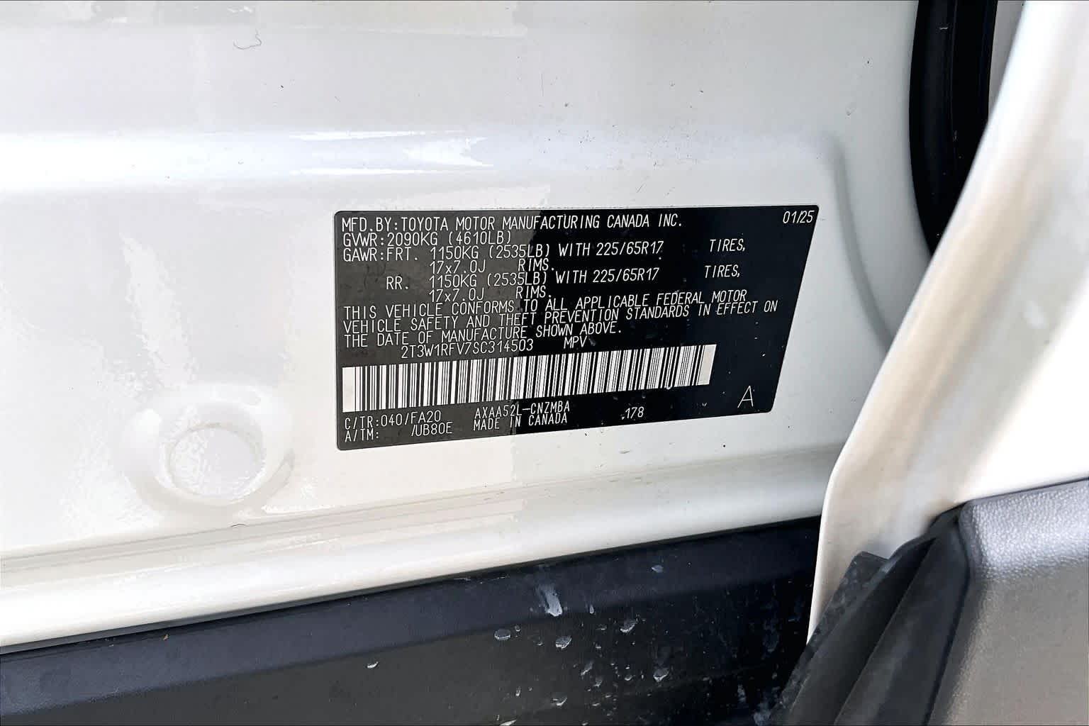 2025 Toyota RAV4 XLE Ice Cap at Group 1 Toyota Southwest