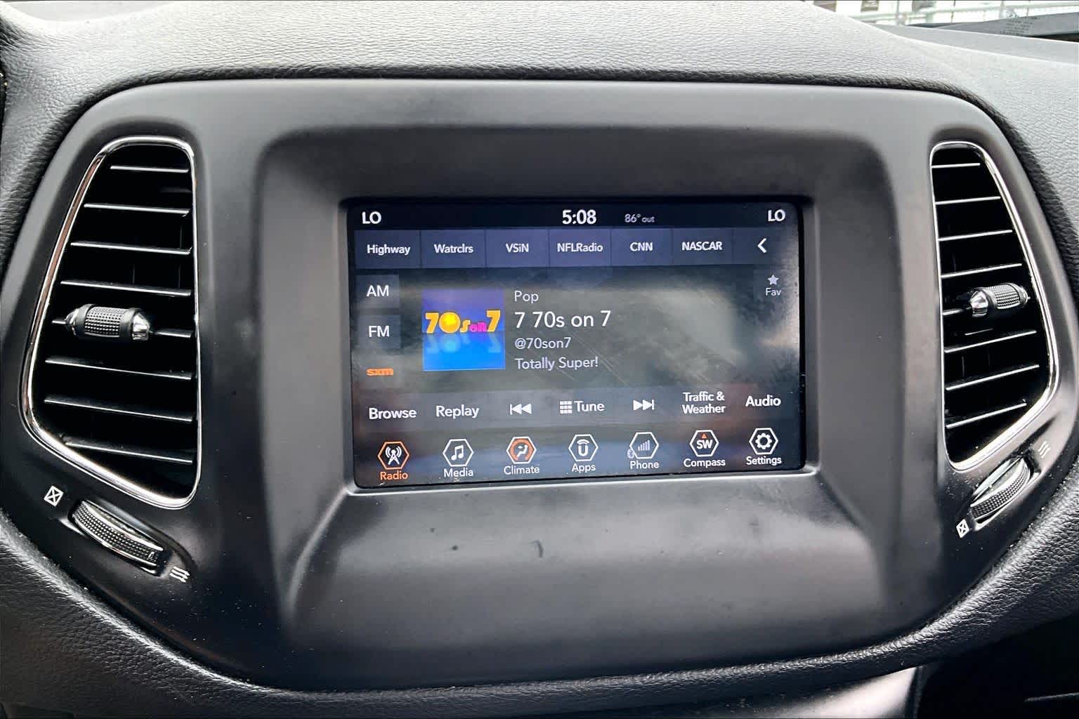 2018 Jeep Compass Latitude Jazz Blue Pearlcoat at Westside Kia