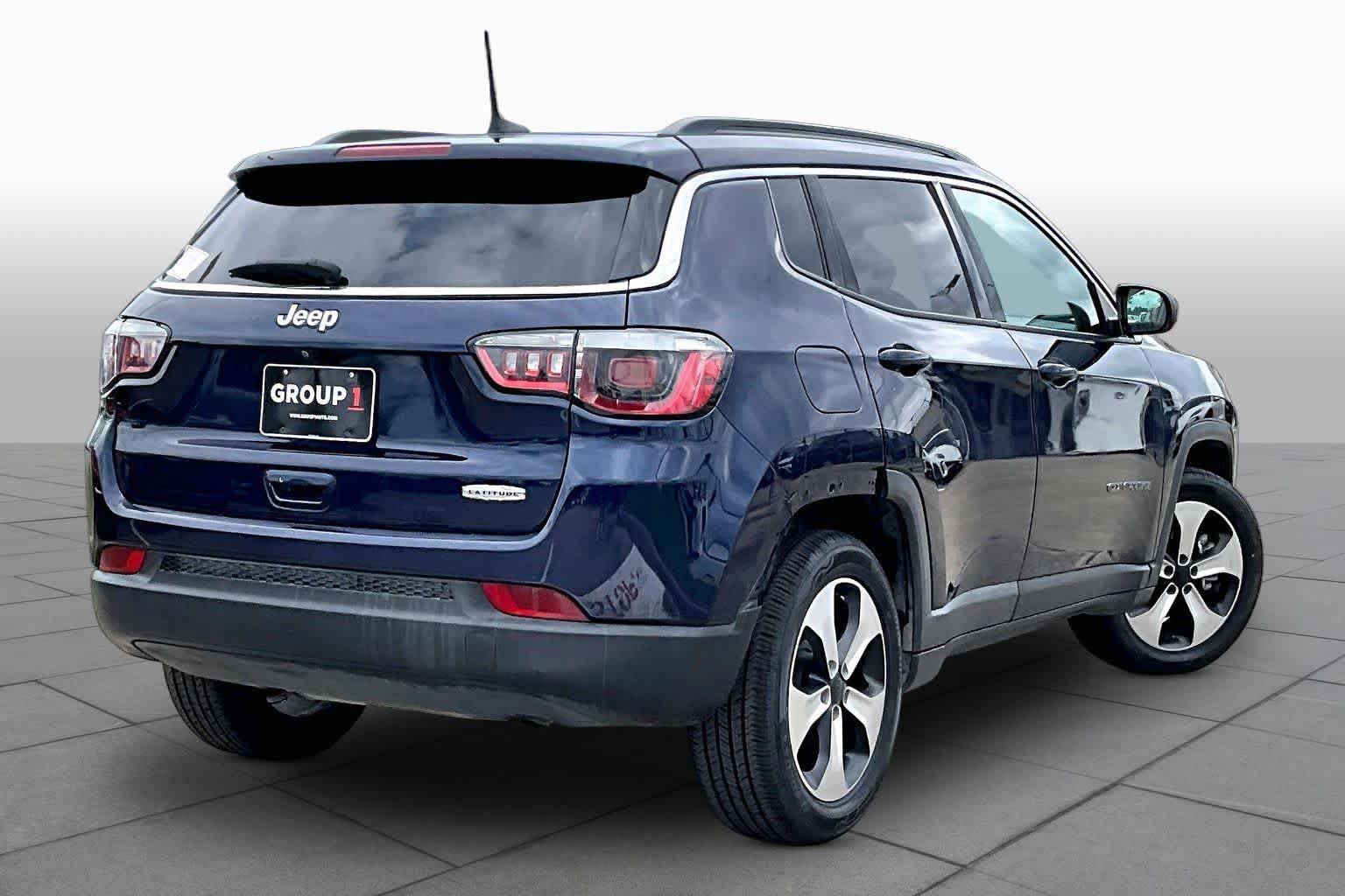 2018 Jeep Compass Latitude Jazz Blue Pearlcoat at Westside Kia