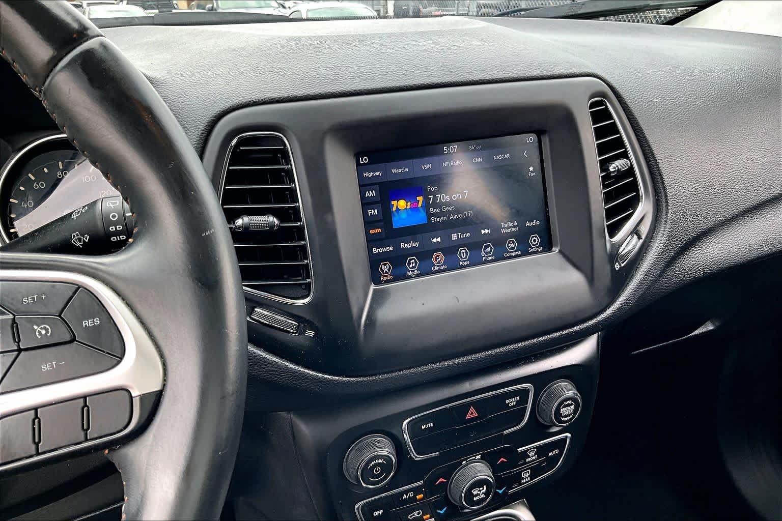 2018 Jeep Compass Latitude Jazz Blue Pearlcoat at Westside Kia