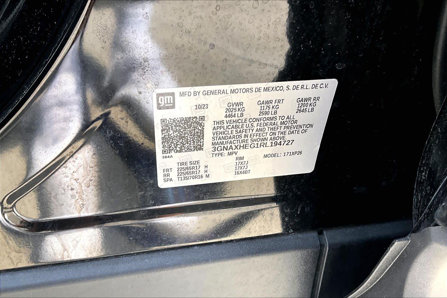 2024 Chevrolet Equinox LS Mosaic Black Metallic at Davis Chevrolet