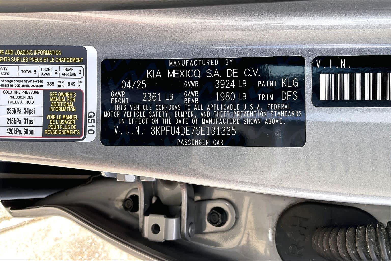 2025 Kia K4 EX Steel Gray at Beck & Masten Kia