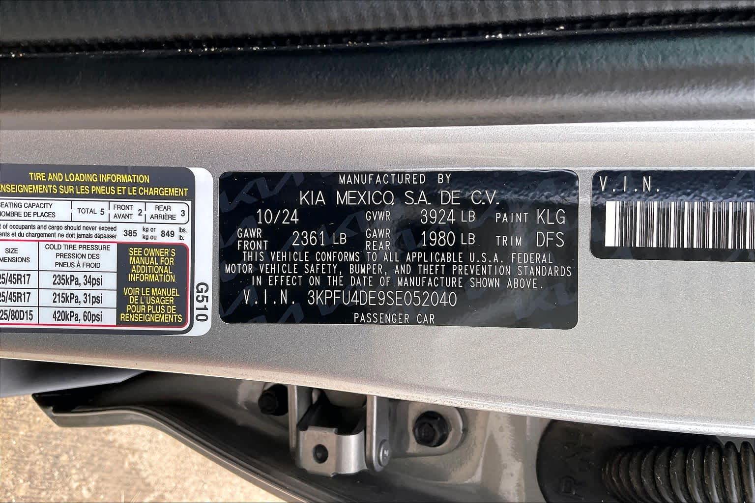 2025 Kia K4 EX Steel Gray at Beck & Masten Kia