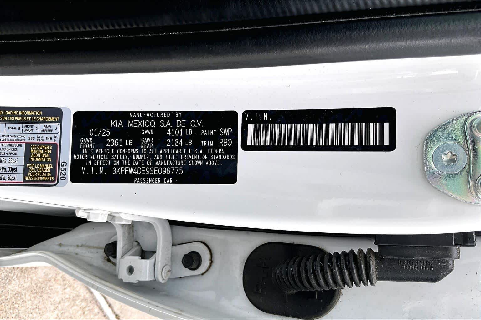 2025 Kia K4 GT-Line Snow White Pearl at Beck & Masten Kia
