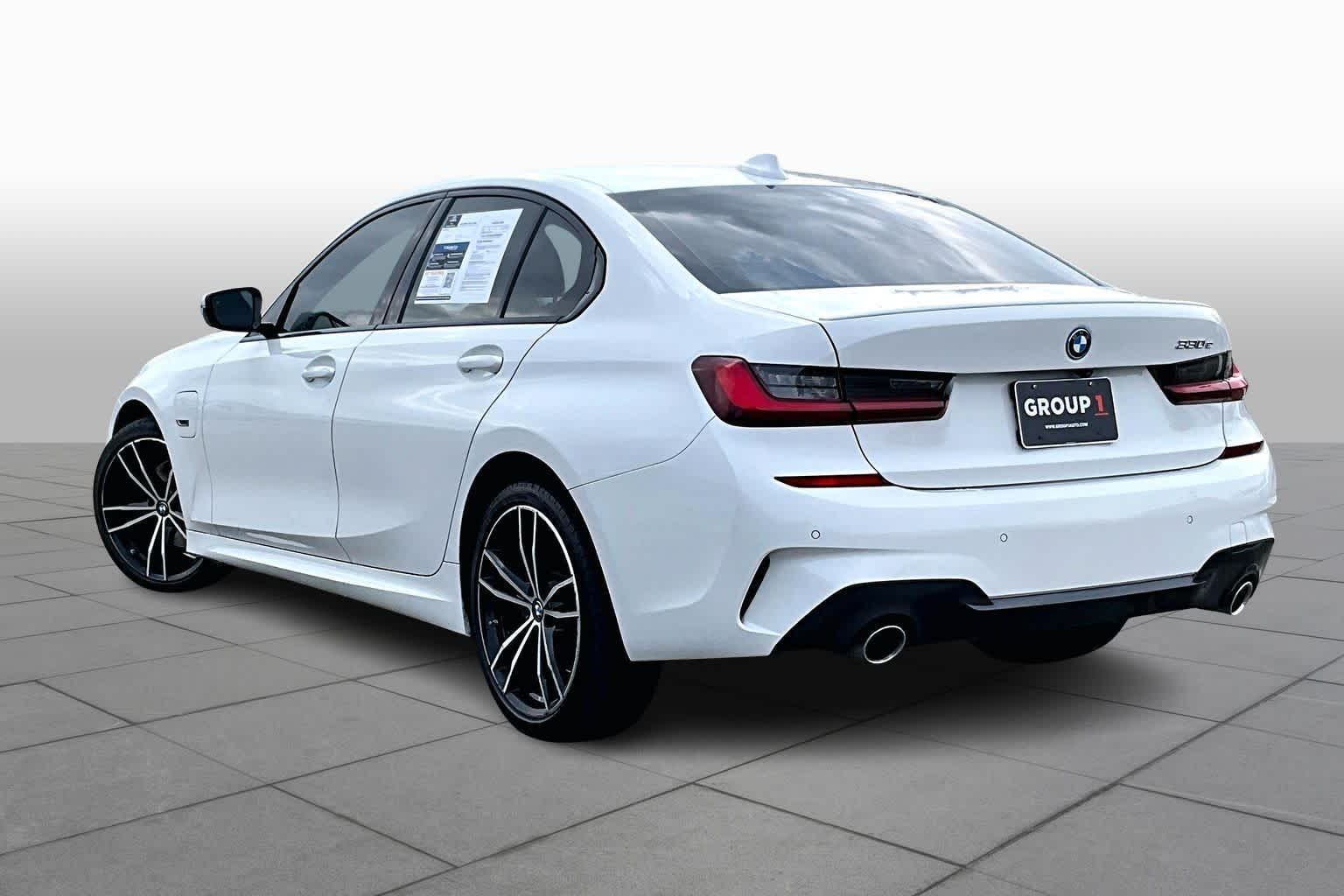 2022 BMW 3 Series 330e Alpine White at AutoNation Ford Gulf Fwy