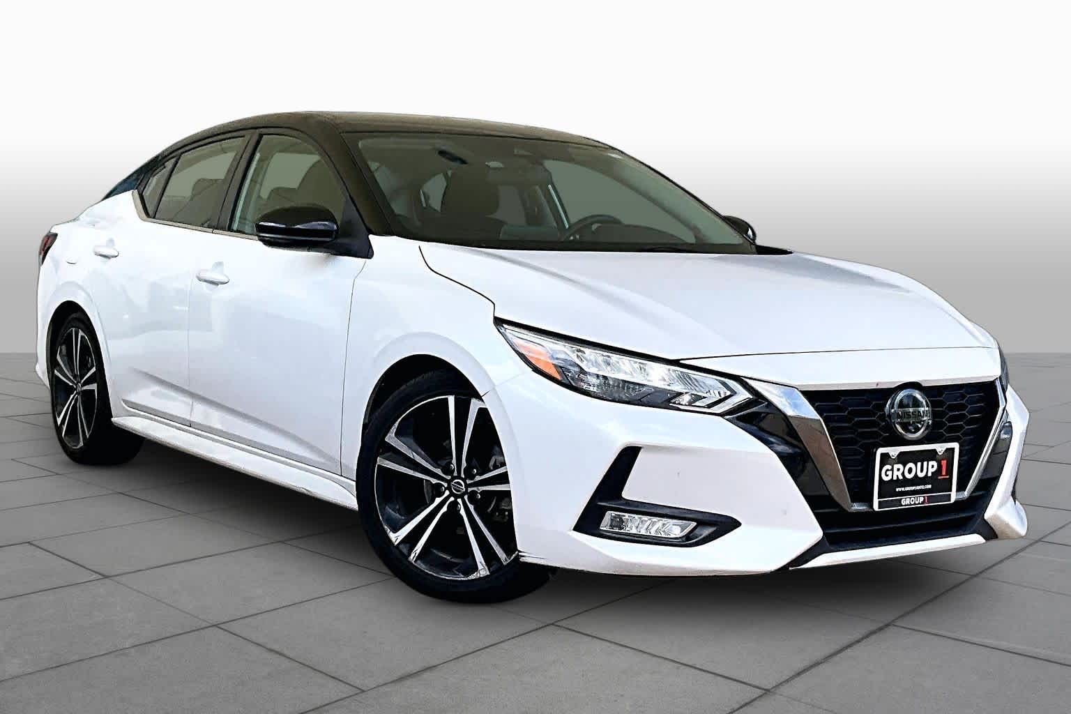 2021 Nissan Sentra SR Aspen White/Super Black at HGreg Houston