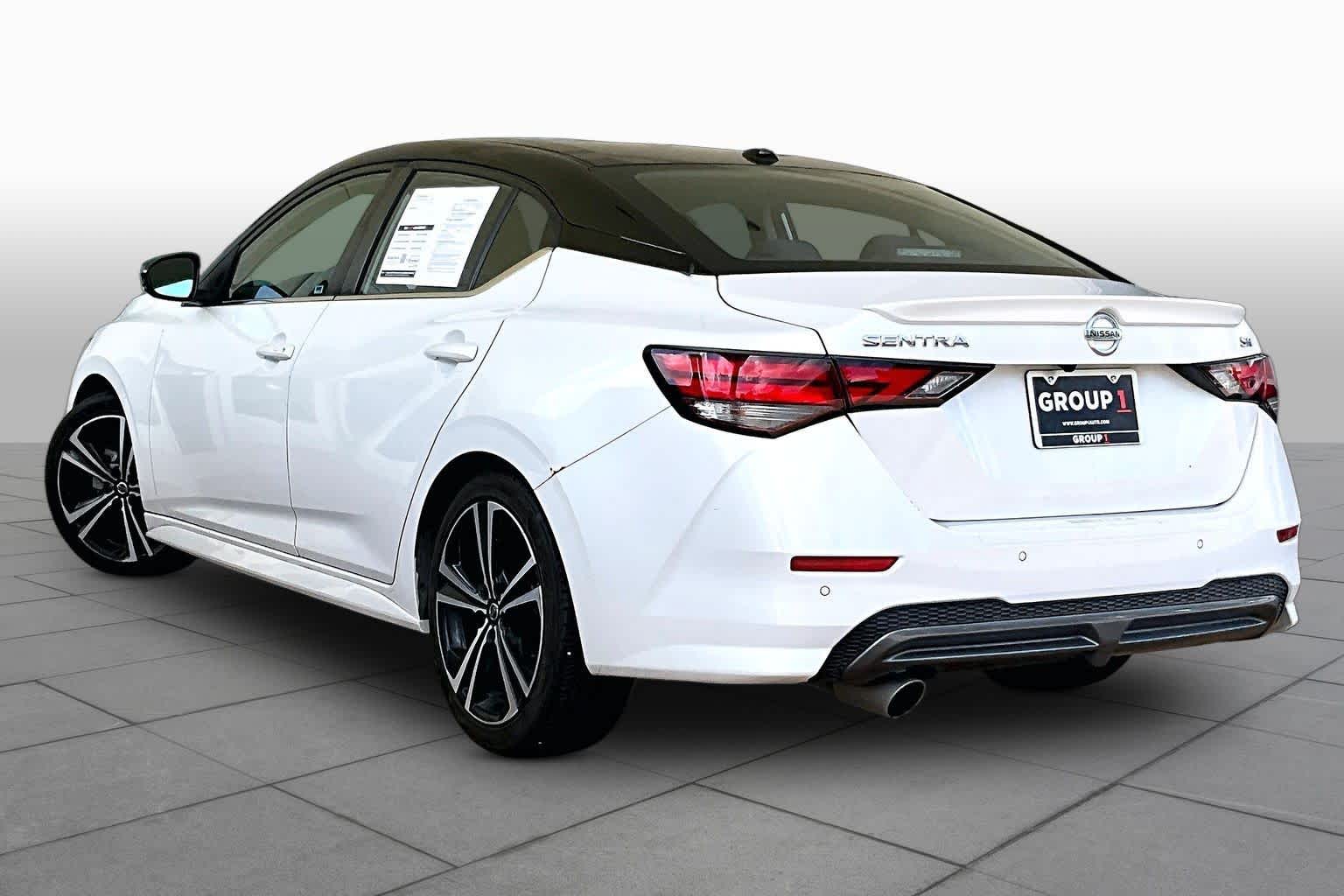 2021 Nissan Sentra SR Aspen White/Super Black at HGreg Houston