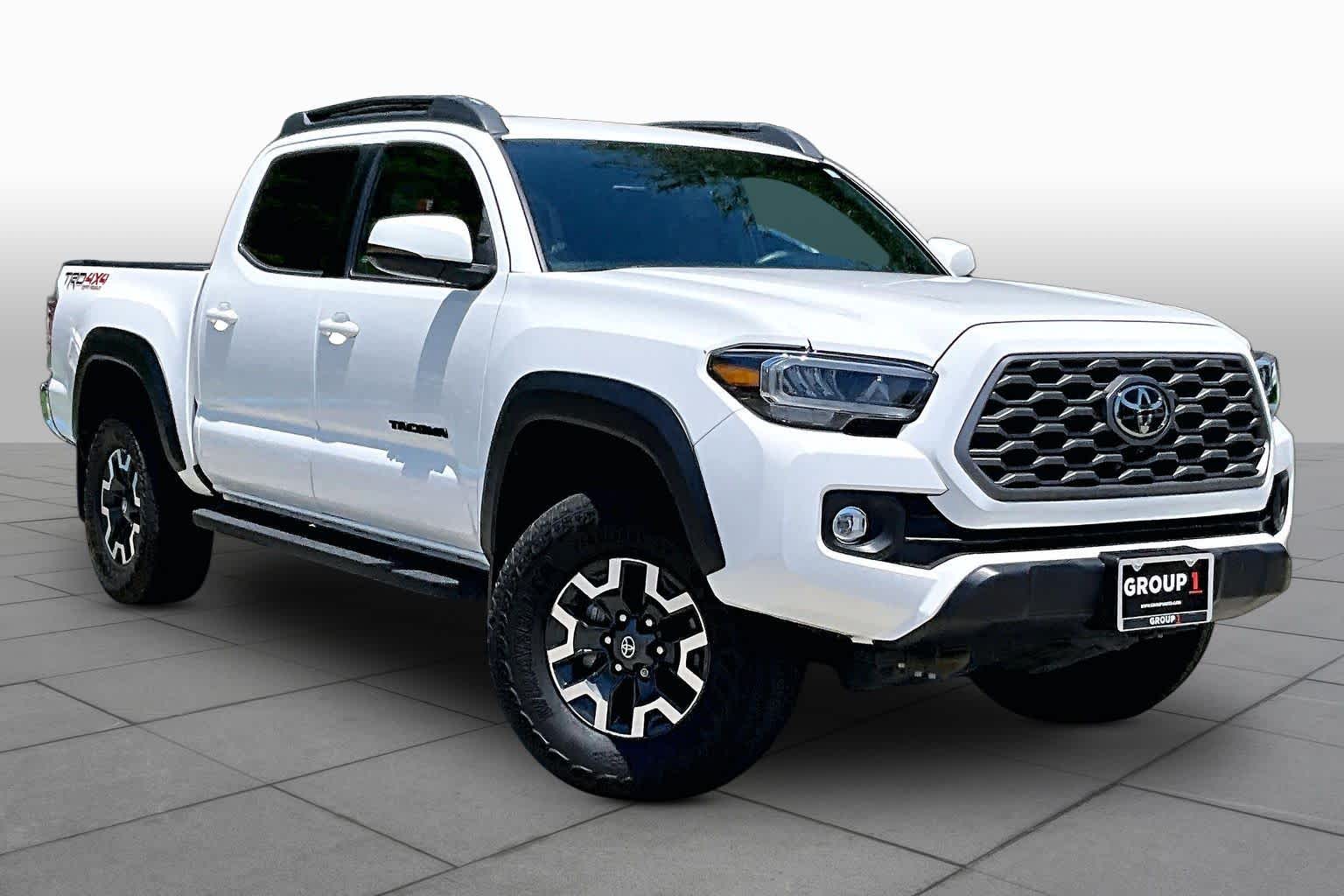 2022 Toyota Tacoma TRD Off Road White at Group 1 Toyota Southwest