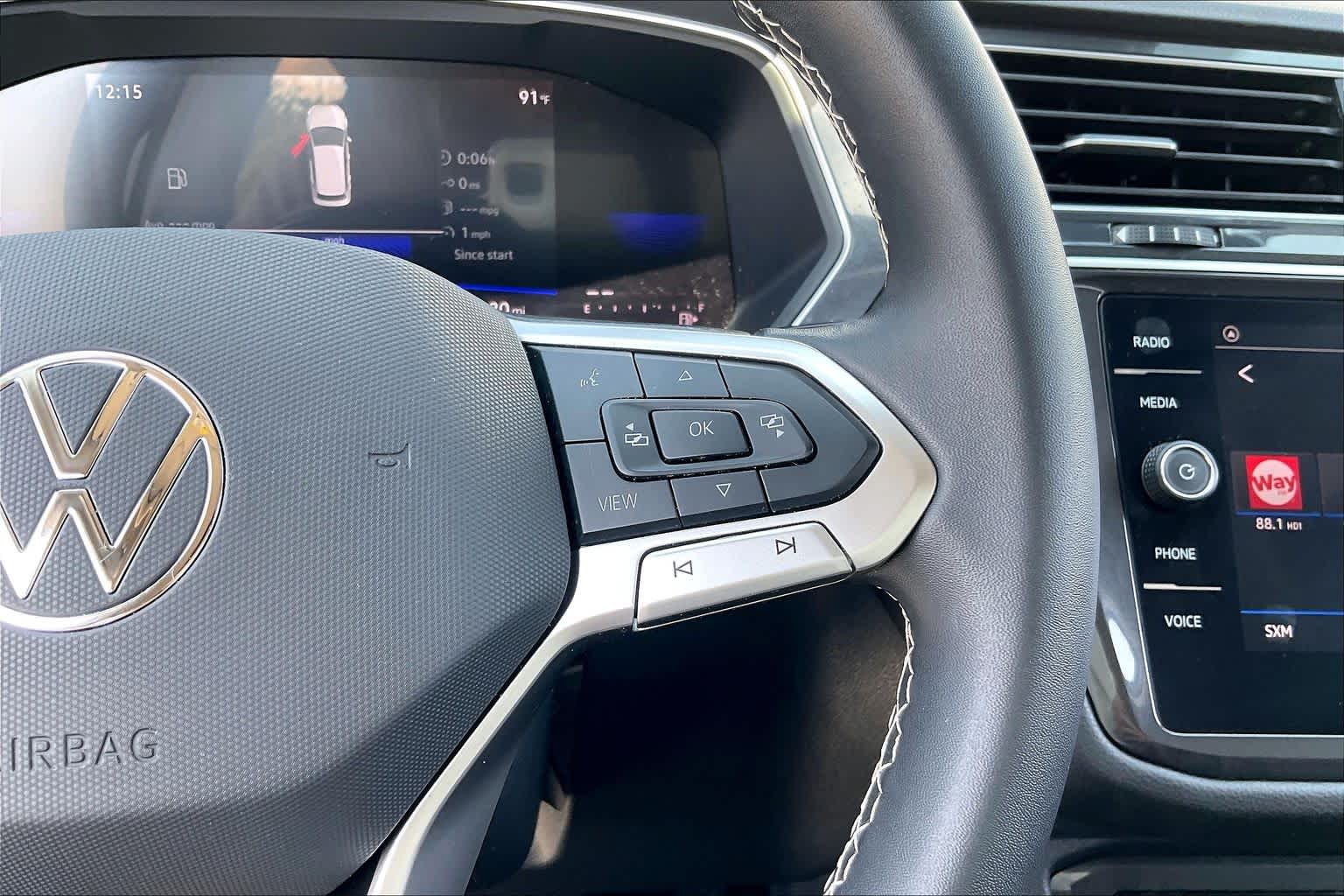 2024 Volkswagen Tiguan SE Pyrite Silver Metallic at Group 1 Toyota Southwest