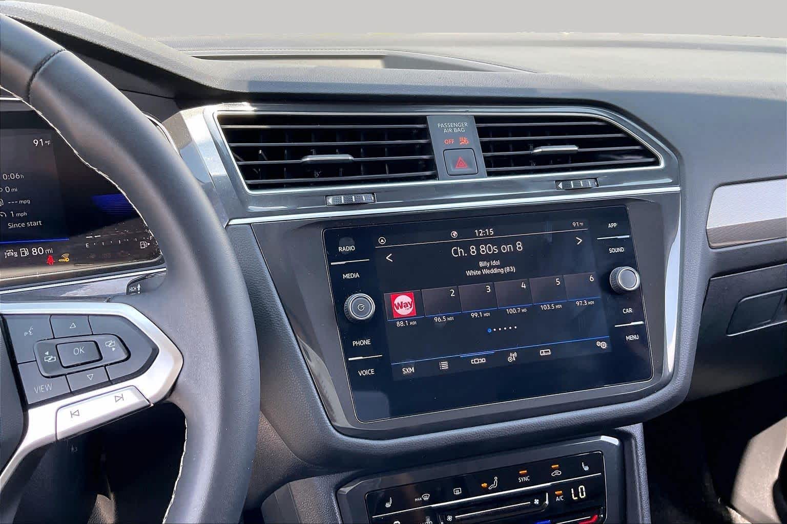 2024 Volkswagen Tiguan SE Pyrite Silver Metallic at Group 1 Toyota Southwest