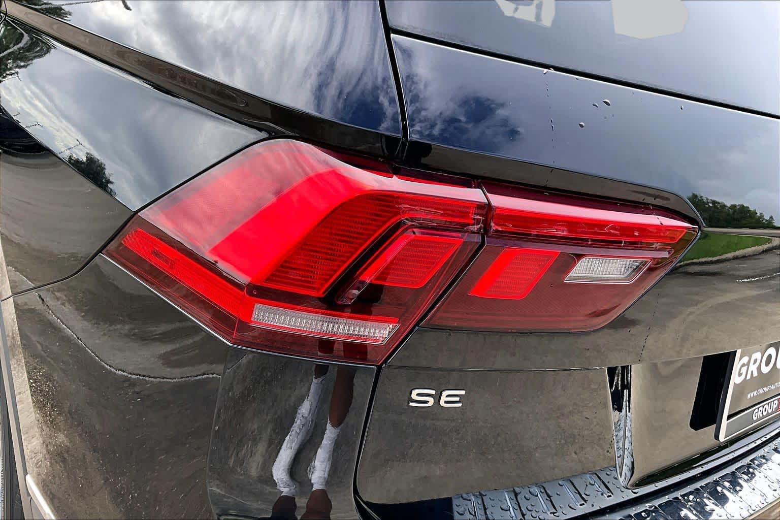 2023 Volkswagen Tiguan SE Deep Black Pearl at Group 1 GMC Buick South