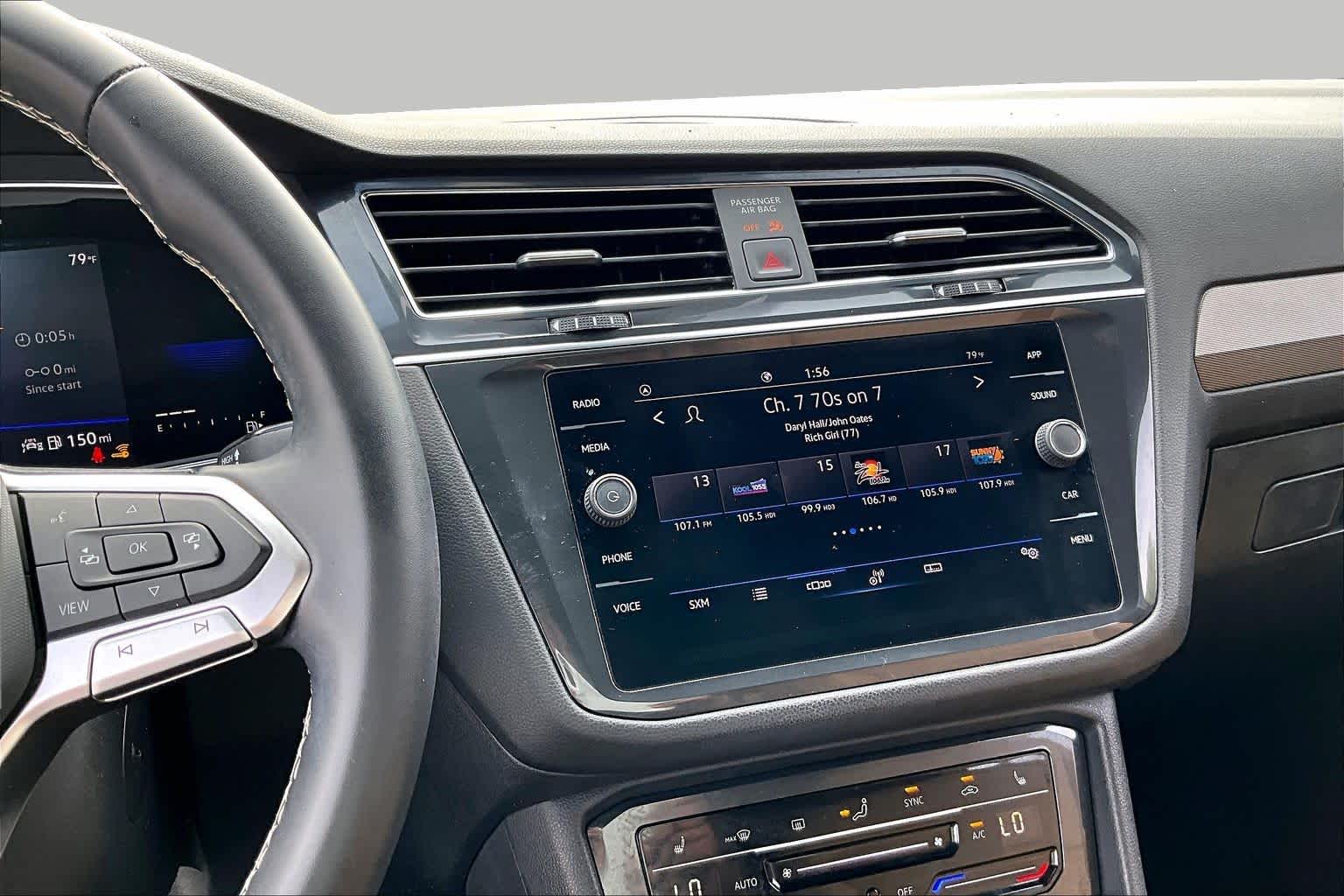 2023 Volkswagen Tiguan SE Deep Black Pearl at Group 1 GMC Buick South