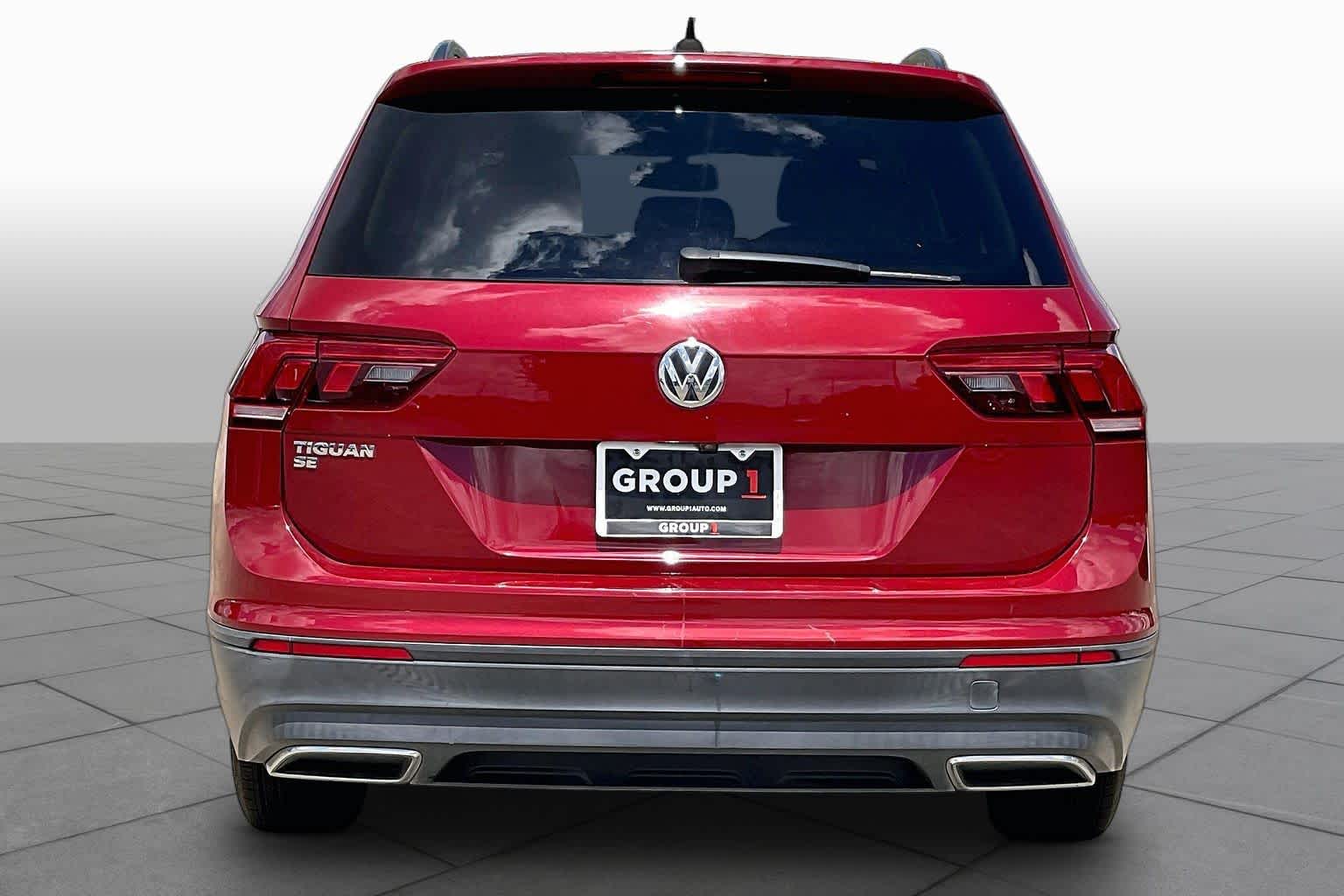 2019 Volkswagen Tiguan SE Cardinal Red Metallic at AutoNation USA Katy