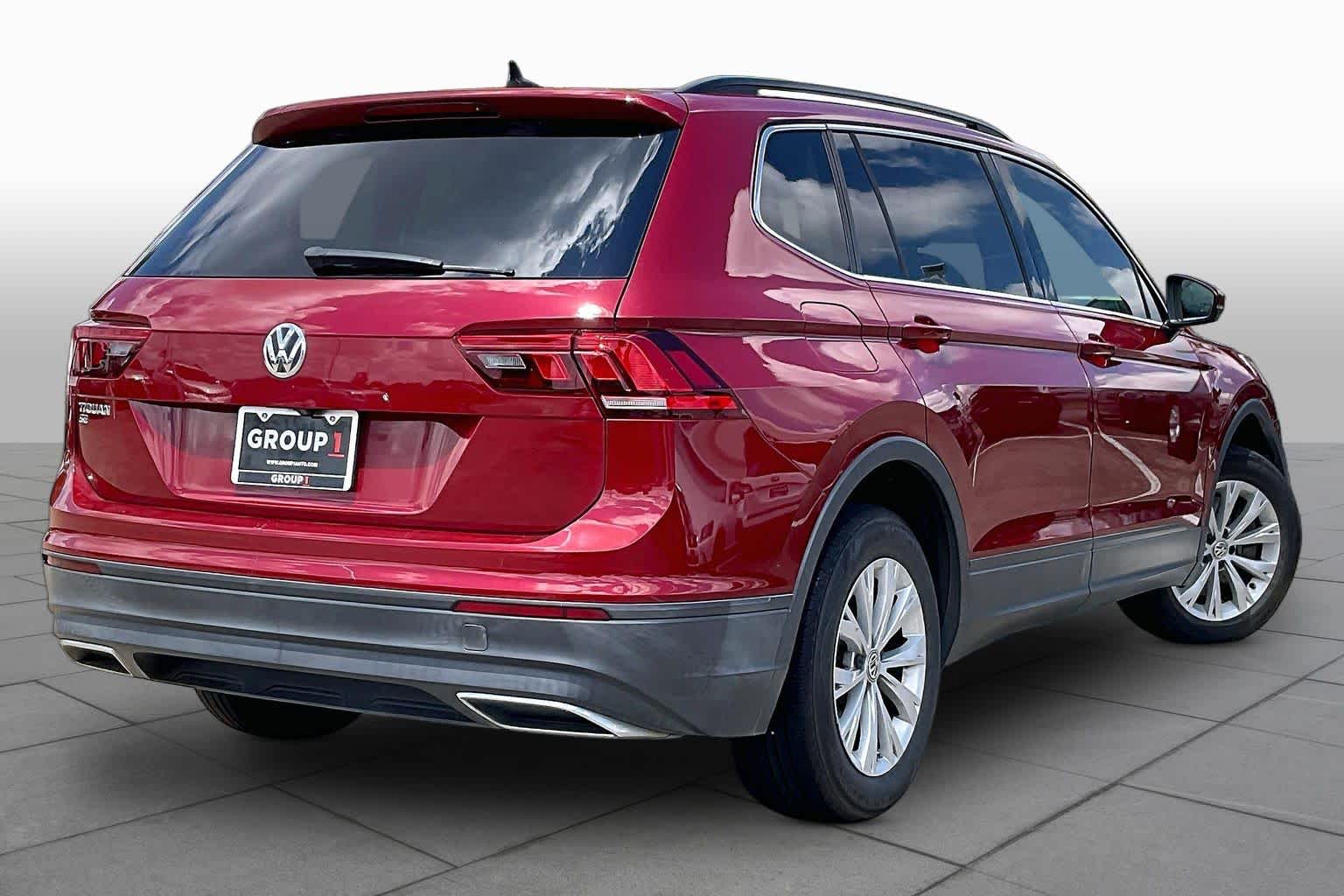 2019 Volkswagen Tiguan SE Cardinal Red Metallic at AutoNation USA Katy