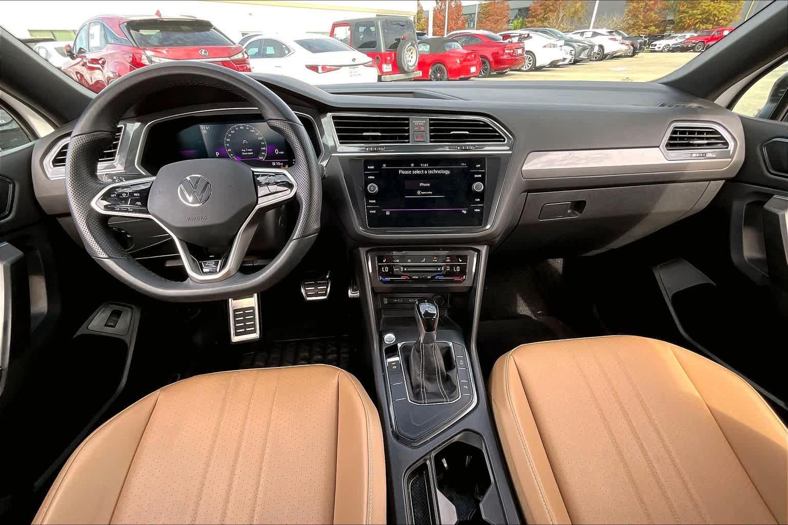 2022 Volkswagen Tiguan SE R-Line Black Pure White at Lone Star Chevrolet