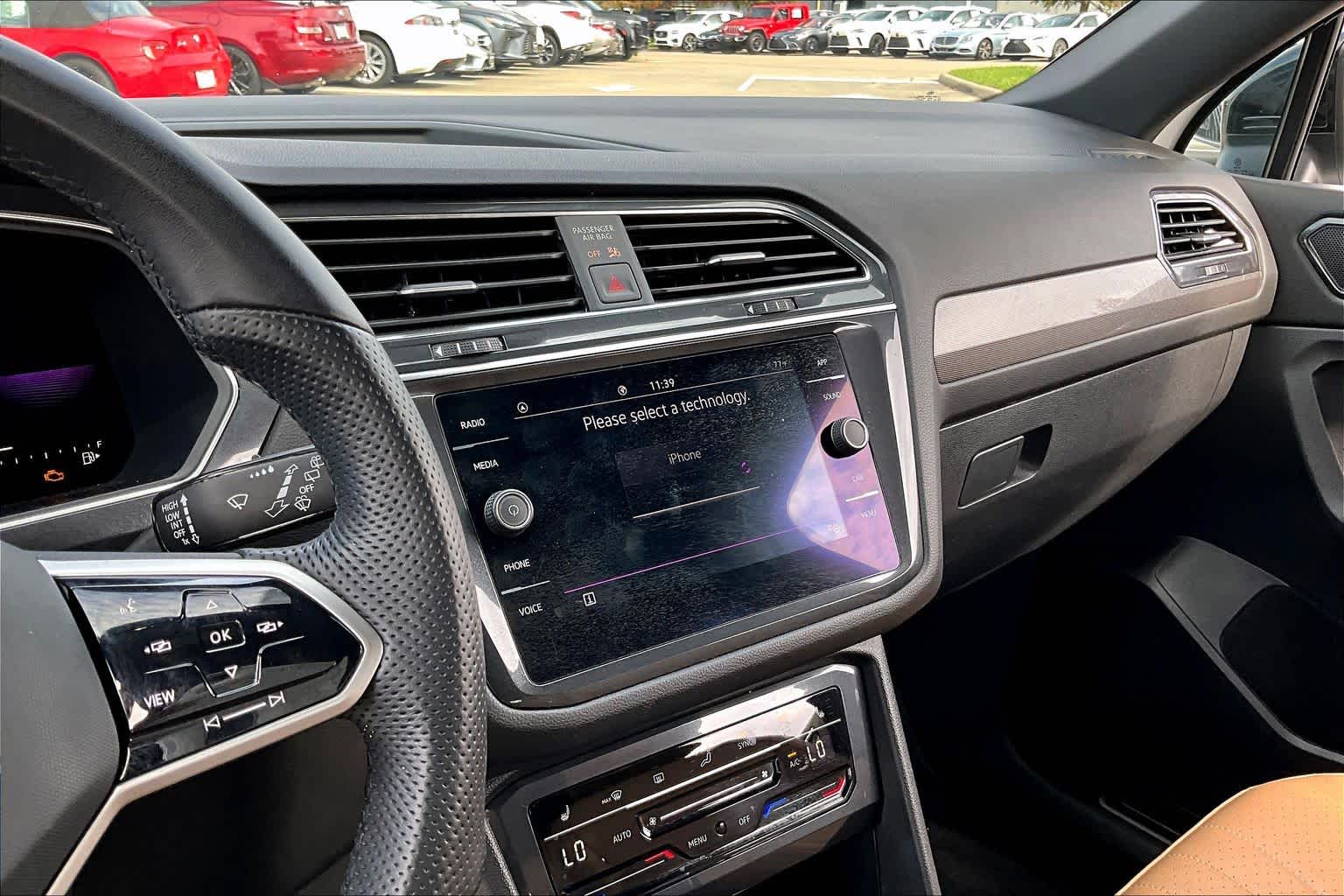 2022 Volkswagen Tiguan SE R-Line Black Pure White at Lone Star Chevrolet