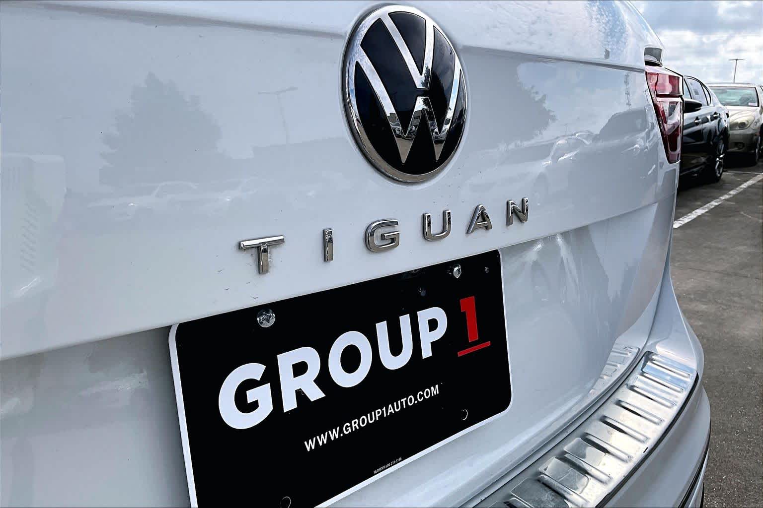 2022 Volkswagen Tiguan SE R-Line Black Pure White at Lone Star Chevrolet