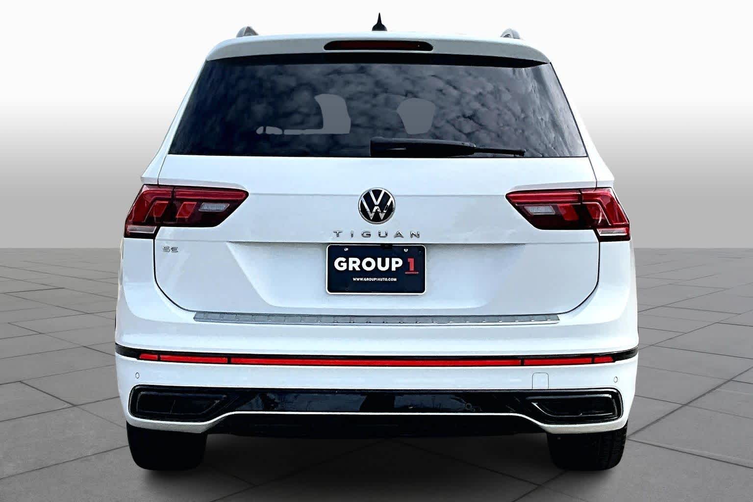 2022 Volkswagen Tiguan SE R-Line Black Pure White at Lone Star Chevrolet