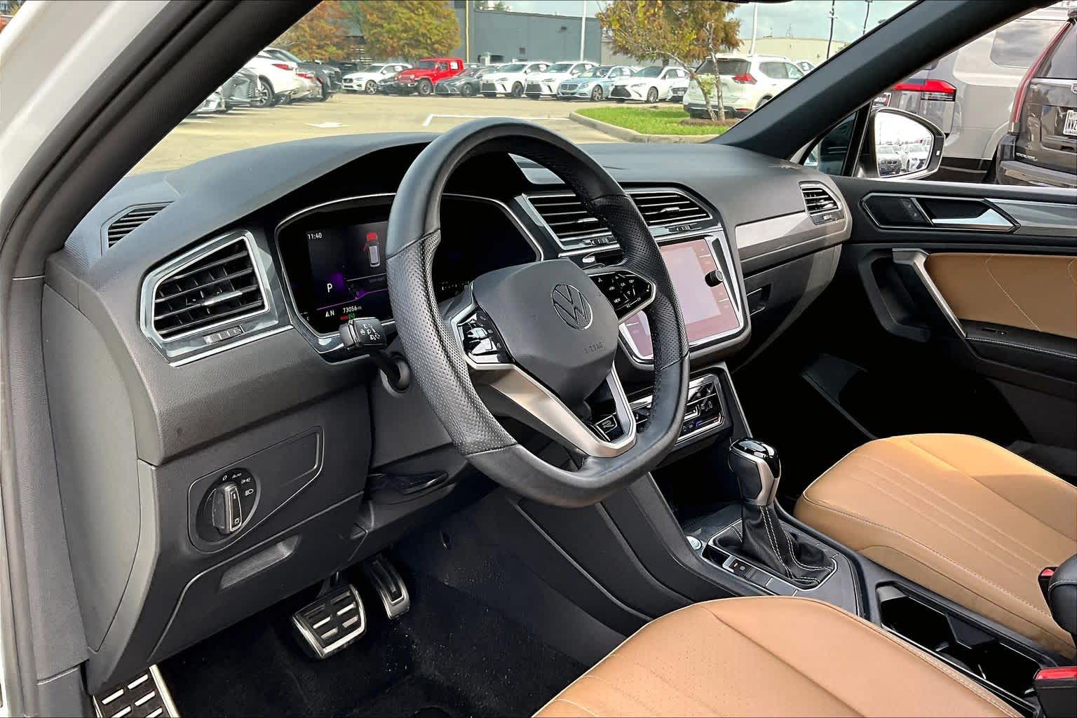 2022 Volkswagen Tiguan SE R-Line Black Pure White at Lone Star Chevrolet