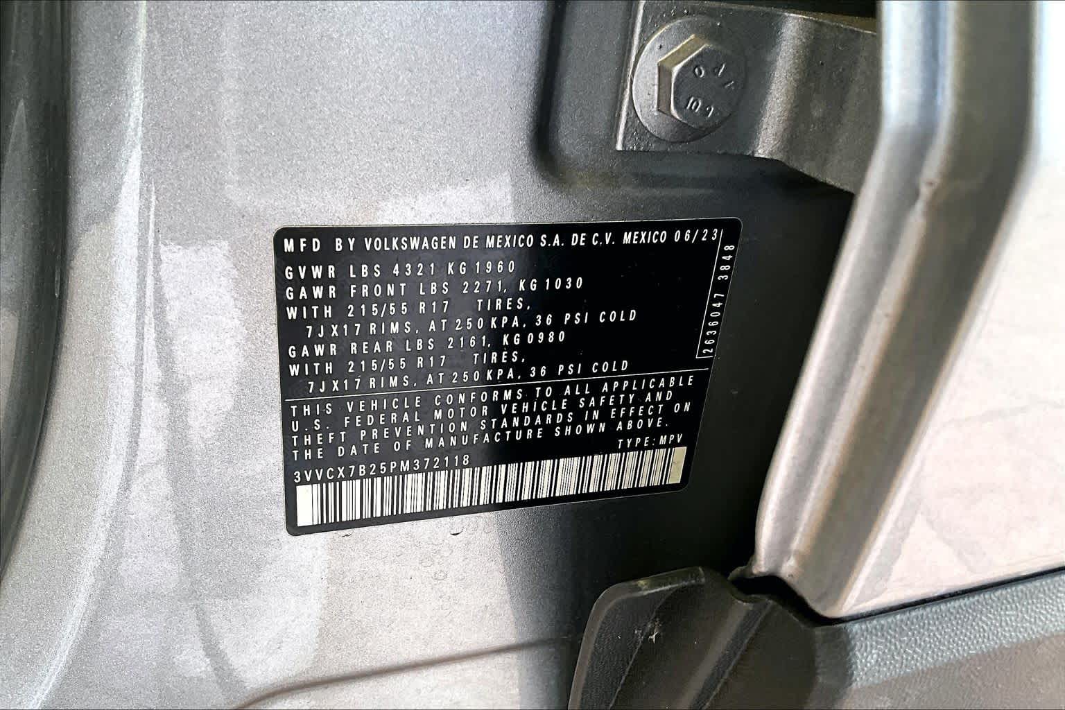 2023 Volkswagen Taos S Pyrite Silver Metallic at Team Mazda