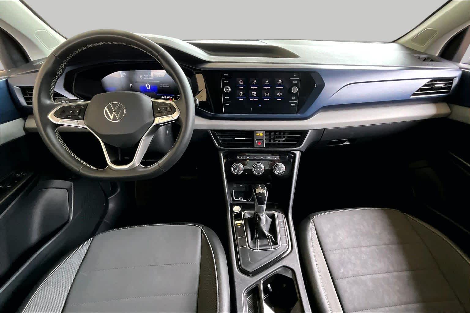 2023 Volkswagen Taos SE Pure Gray w/Black Roof at Westside Kia