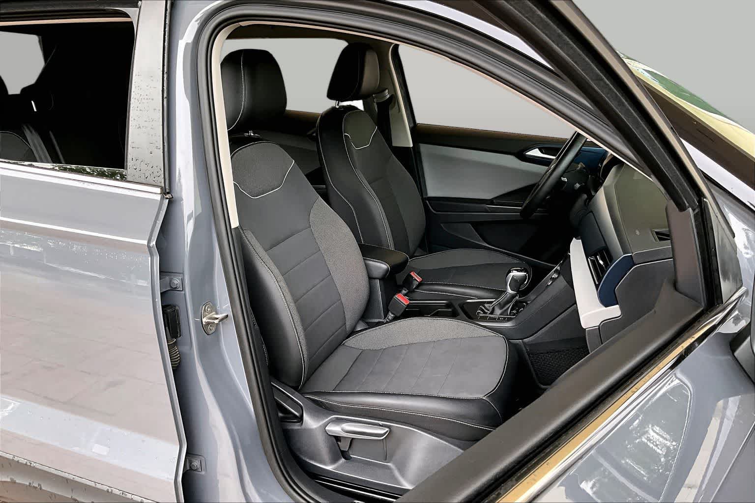 2023 Volkswagen Taos SE Pure Gray w/Black Roof at Ron Craft Chevrolet Cadillac