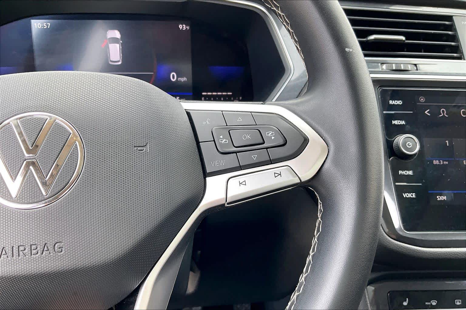 2023 Volkswagen Tiguan SE Opal White Pearl at Sterling McCall Nissan