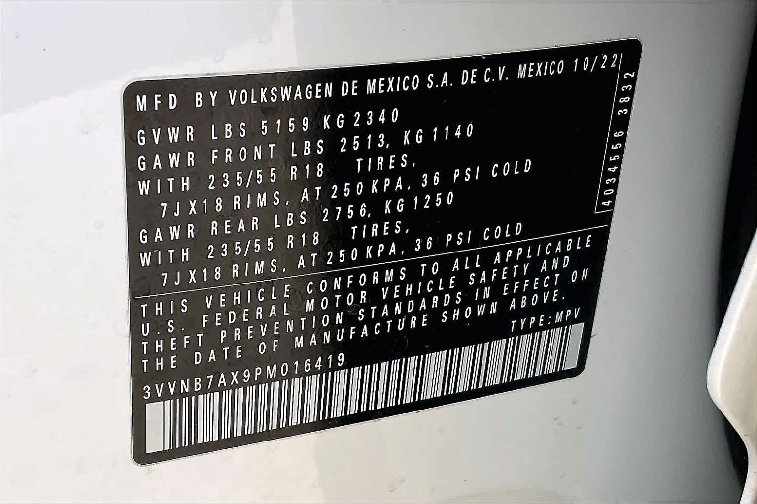 2023 Volkswagen Tiguan SE Opal White Pearl at Sterling McCall Nissan