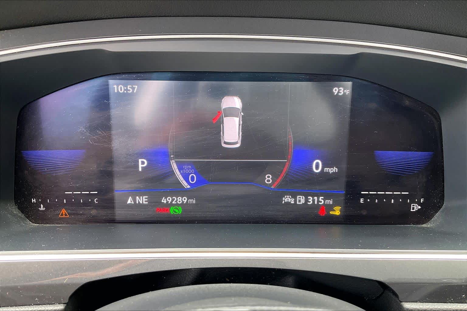 2023 Volkswagen Tiguan SE Opal White Pearl at Sterling McCall Nissan