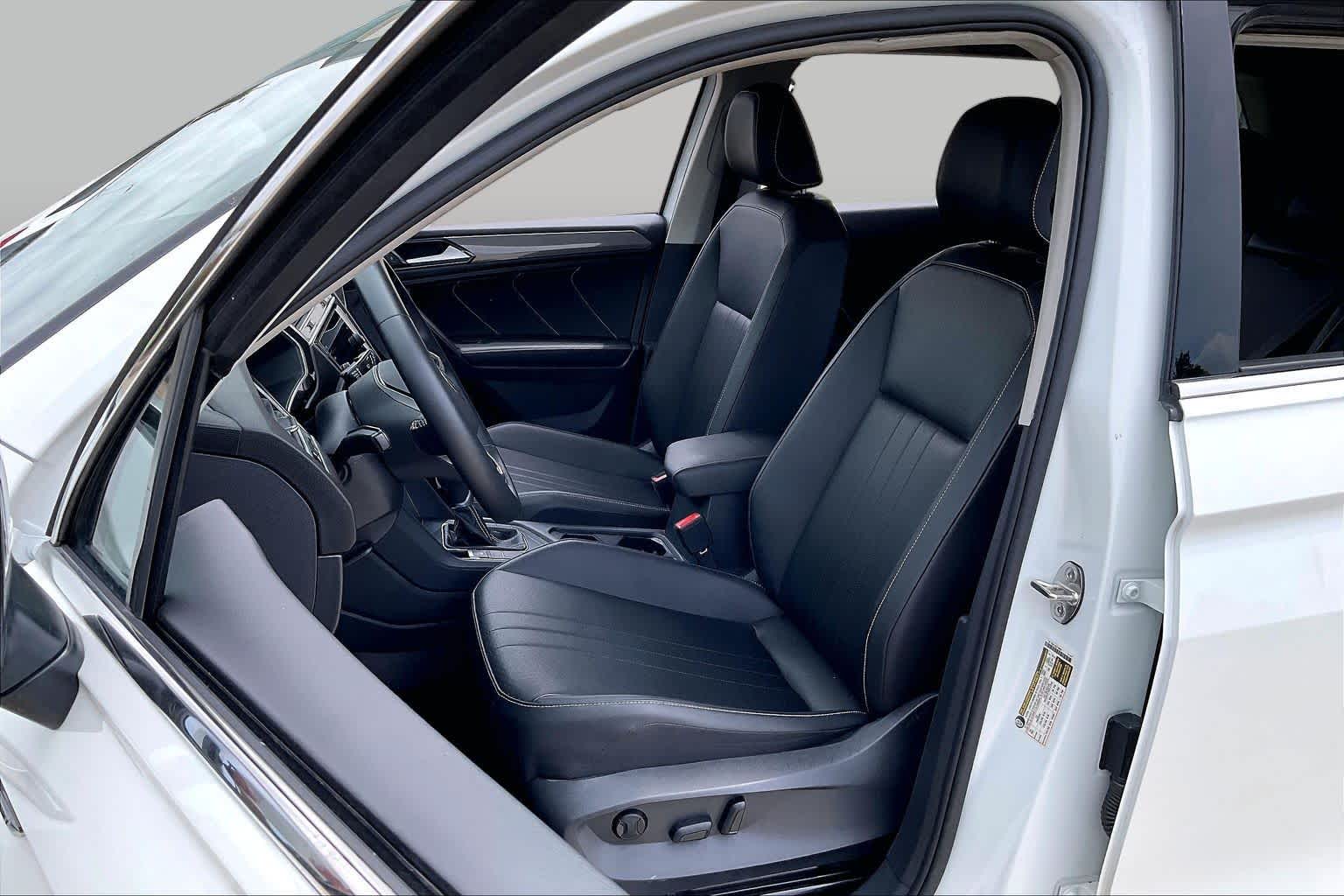 2023 Volkswagen Tiguan SE Opal White Pearl at Sterling McCall Nissan