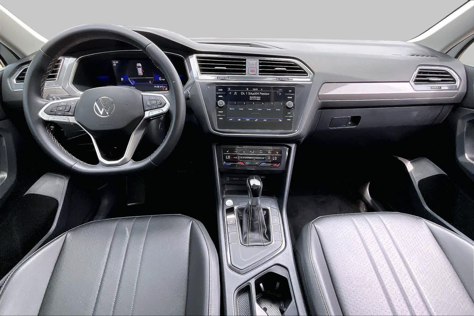 2023 Volkswagen Tiguan SE Opal White Pearl at Sterling McCall Nissan