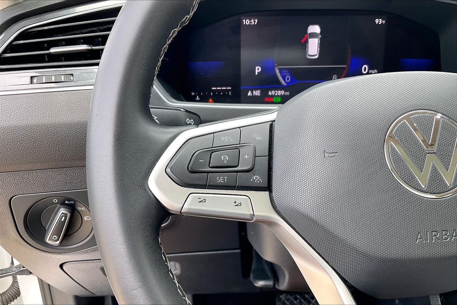 2023 Volkswagen Tiguan SE Opal White Pearl at Sterling McCall Nissan