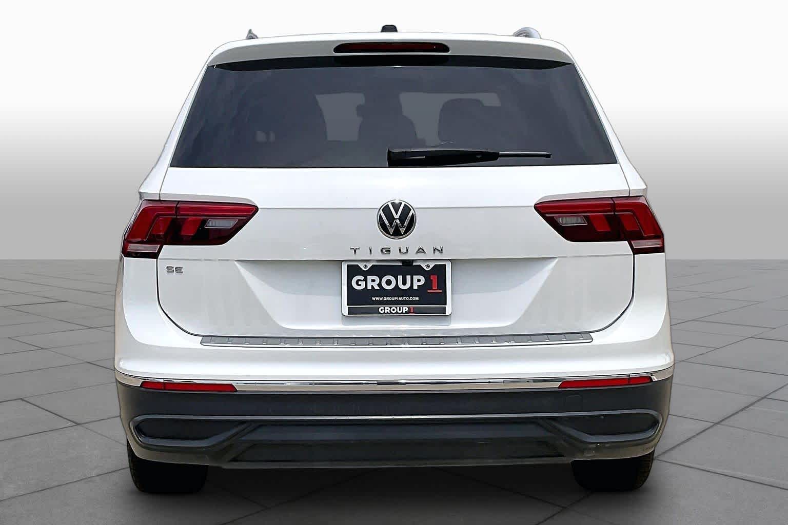 2023 Volkswagen Tiguan SE Opal White Pearl at Sterling McCall Nissan