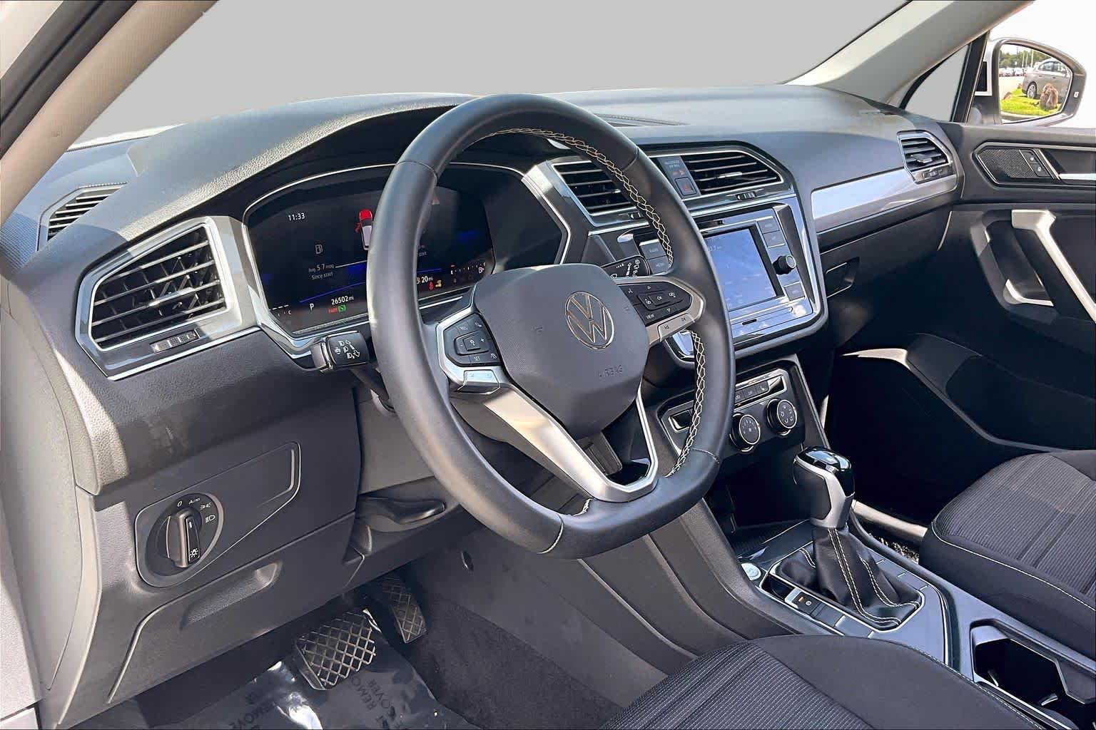 2023 Volkswagen Tiguan S Pure White at Friendly Ford Crosby