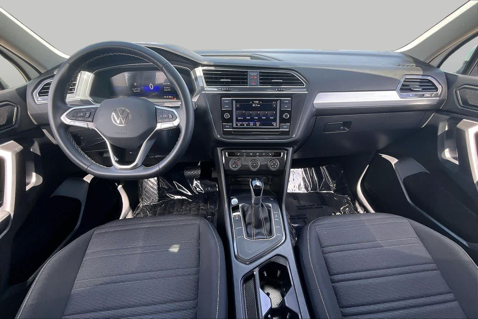 2023 Volkswagen Tiguan S Pure White at Friendly Ford Crosby