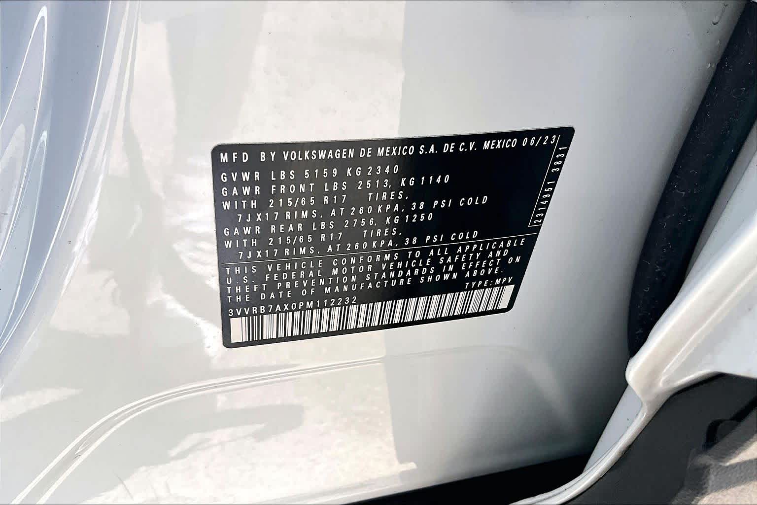 2023 Volkswagen Tiguan S Pure White at Friendly Ford Crosby